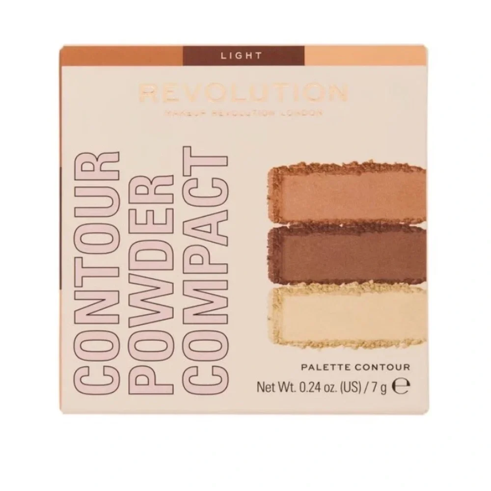 Makeup Revolution Contour Palette - Available In Deep Or Light Shade, New